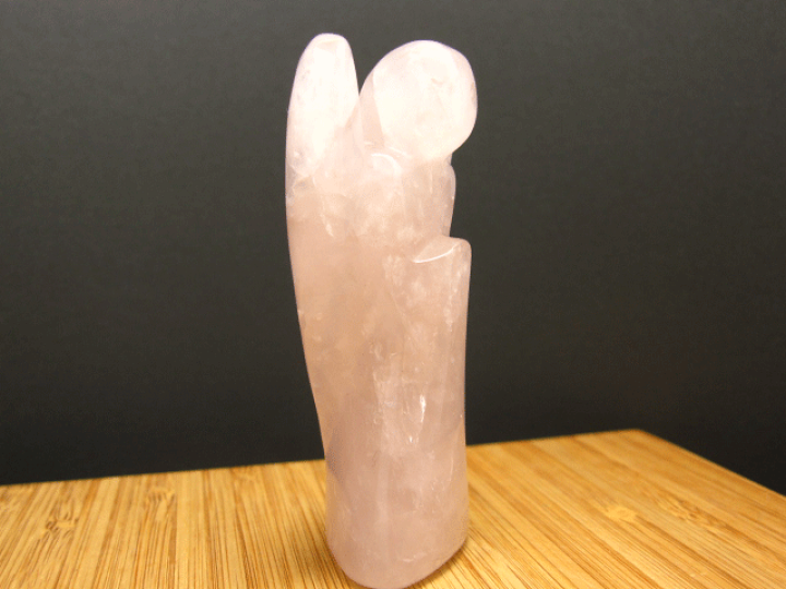 楽天市場】【天然石彫刻】天然水晶 天使の彫刻 エンジェル ローズ