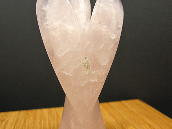 楽天市場】【天然石彫刻】天然水晶 天使の彫刻 エンジェル ローズ