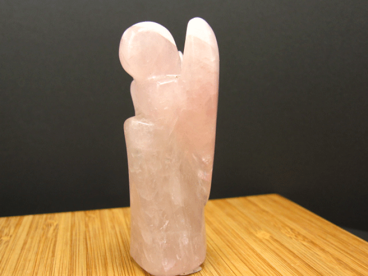 楽天市場】【天然石彫刻】天然水晶 天使の彫刻 エンジェル ローズ
