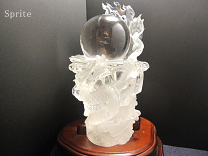 ヒマラヤ水晶 天然水晶 手彫り パワーストーン 原石 石 風水