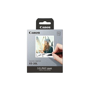 �L���m�� Canon SELPHY SQUARE QX10/QX20�p�J���[�C���N/���x���Z�b�g XS-20L