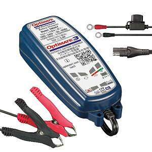 �e�b�N���C�g(TecMATE)�y�����zOptiMate3 �o�b�e���[�����e�i�[ ver.2 TM-447 �o�C�N�p �S�����[�d��