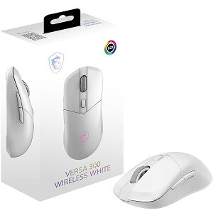 MSI VERSA 300 W WHITE ���C�����X �Q�[�~���O�}�E�X �y�� 60g �L�� ���� ���E�Ώ� MS0757