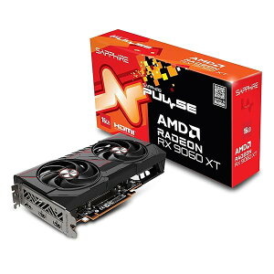 SAPPHIRE PULSE Radeon RX 9060 XT GAMING OC 16GB �O���t�B�b�N�X�{�[�h 11350-03-20G VD9219