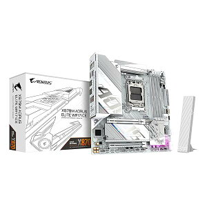GIGABYTE X870M A ELITE WF7 ICE Micro-ATX �}�U�[�{�[�h �z���C�g MB6798