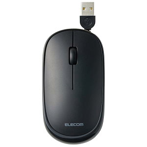�G���R��(ELECOM) �L�� �}�E�X Slint �É� ���^���o�C�� 3�{�^�� �P�[�u�����掮 �u���b�N M-TM10UBB