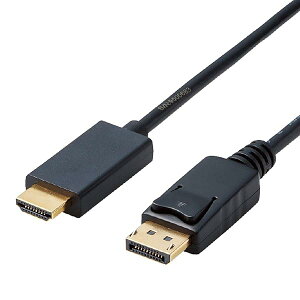 �G���R�� �ϊ��P�[�u�� HDMI DisplayPort 2.0m �u���b�N CAC-DPHDMI20BK