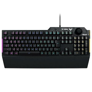 ASUS �Q�[�~���O�L�[�{�[�h RA04 TUF GAMING K1/JP ��p�{�����[���m�u �h�� RGB�Ɩ� ���X�g���X�g