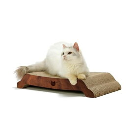 猫壱 爪研ぎ バリバリベッド L ダークブラウン