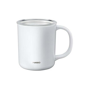 HARIO(�n���I) �Z���~�b�N�R�[�e�B���O �^���d�ۉ��}�O �z���C�g 350ml �t�^�t�� CMG-350-W