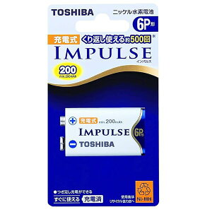 TOSHIBA(����) �j�b�P�����f�d�r �[�d��IMPULSE �P6P�`�[�d�r(min.200mAh) 1�{ 6TNH22A