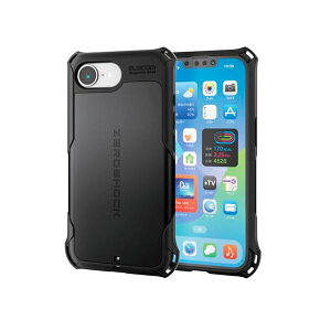�G���R�� iPhone 16e �P�[�X [�Ռ��z�� �t�B�����t��] �ϏՌ� �Ռ��z�� ZEROSHOCK ���C�����X�[�d��