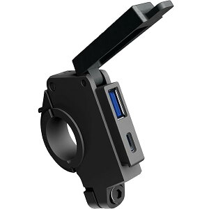 �f�C�g�i(Daytona) �o�C�N USB�d�� �h�� USB-A+USB-C QC3.0/PD3.0�Ή� �}���[�d 60W iPhone/Android�Ή� ��t