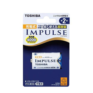 TOSHIBA(����) �j�b�P�����f�d�r �[�d��IMPULSE ���e�ʃ^�C�v �P2�`�[�d�r(min.4,000mAh) 1�{ TNH-2A