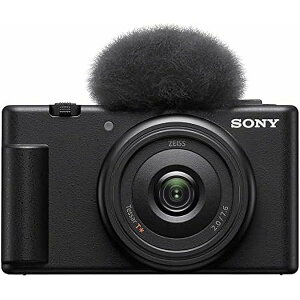 SONY(�\�j�[) �R���p�N�g�f�W�^���J���� VLOGCAM Vlog�p�J���� ZV-1F �{�f�B �E�B���h�X�N���[���t