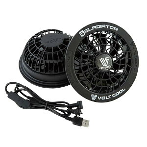 GLADIATOR×VOLTCOOL GF-856 �{���g�N�[�� �t�@���Z�b�g �j�����p �u���b�N F