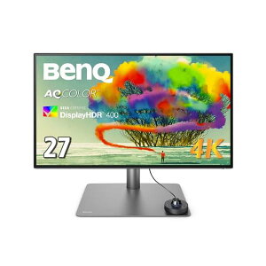 �x���L���[�W���p�� BenQ Creative Pro PD2725U Thunderbolt3�Ή����j�^�[ (27�^/4K/DisplayHDR 400/IPS/�m���O