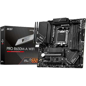 MSI �}�U�[�{�[�h PRO B650M-A WIFI AMD Ryzen 7000/9000 �V���[�Y�Ή�B650�`�b�v�Z�b�g���� micro-ATX MB5909
