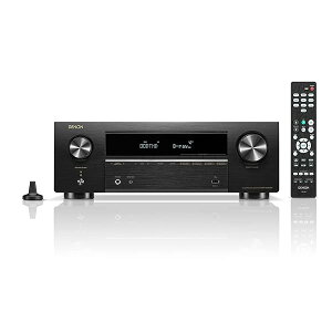 �f�m�� Denon AVR-X580BT 5.2ch AV�T���E���h���V�[�o�[ 8K Ultra HD�AHDR10+�A eARC�Ή�/�u���b�N AVR-X580BTK