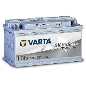 VARTA(�o���^) Silver Dynamic AGM LN5 (595 901 085) �A���ԁE���Y�ԗp�o�b�e���[ �A�C�h�����O�X�g�b�v