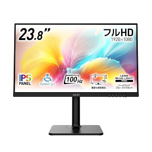 MSI �r�W�l�X���j�^�[ Modern MD2412P IPS�p�l�� �t��HD/23.8�C���`/HDMI/USB Type-C/���t���b�V�����[�g10