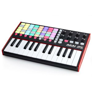 Akai Professional USB MIDI�L�[�{�[�h �R���g���[���[ 25�� 40 RGB�p�b�h��8���[�^���[�m�u�t�� Ableton