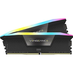 CORSAIR VENGEANCE RGB DDR5 ������ 32GB(16GB×2)�ő�6000MHz�Ή� Intel XMP�Ή� CL36 �f�X�N�g�b�vPC�p �u���b