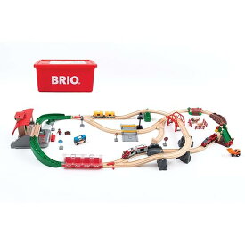 BRIO (ブリオ) 2025年クリスマス限定レールセット80000-144 [全69ピース] 対象年齢3歳~ 専用ケース