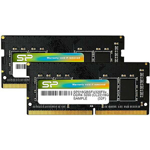 �V���R���p���[ �m�[�gPC�p������ DDR4-3200 (PC4-25600) 16GB×2�� (32GB) 260Pin 1.2V CL22 SP032GBSFU320F22