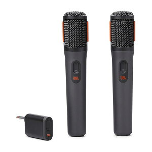 JBL PartyBox Wireless Mic 2�{�Z�b�g/2.4GHz ���������f�W�^��/�P��w�����_�C�i�~�b�N�}�C�N/�L����