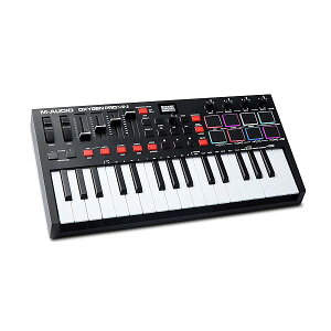 M-AUDIO USB MIDI�L�[�{�[�h�R���g���[���[ 32�� �x���V�e�B�Ή��p�b�h Native Instruments�T�E���h�p