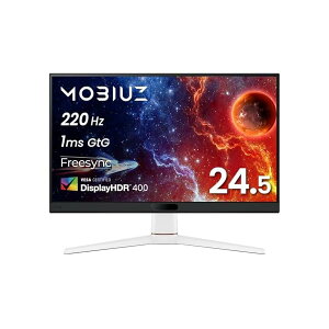 �x���L���[�W���p�� BenQ MOBIUZ EX251 �Q�[�~���O���j�^�[ 24.5�C���`/Full HD/220Hz/1ms/HDR 400/�X�s�[