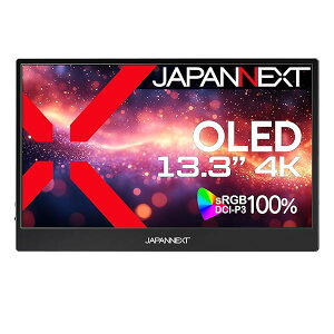 JAPANNEXT 13.3�C���` �L�@EL(OLED)�p�l������ 4K(3840x2160)�𑜓x ���o�C�����j�^�[ JN-MD-OLED1331UHDR mini