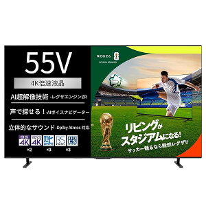 REGZA ���O�U �e���r 55E670R (55�C���` / 4K �e���r/�{���t��/Dolby Atomos �E�[�t�@�[����/�_�u���`��