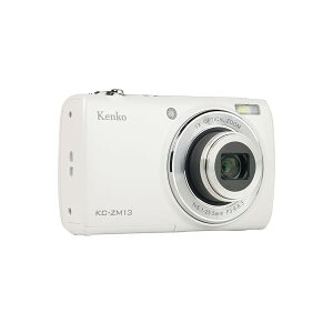 �P���R�[(Kenko) �R���p�N�g�f�W�^���J���� KC-ZM13 WH ���w5�{�Y�[�� �L����f����1600����f 2.7