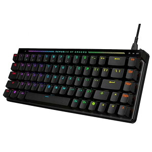 ASUS ROG Falchion Ace HFX �Q�[�~���O�L�[�{�[�h ���s�b�h�g���K�[ ���C���L�[�X�C�b�` 65%���C�A�E