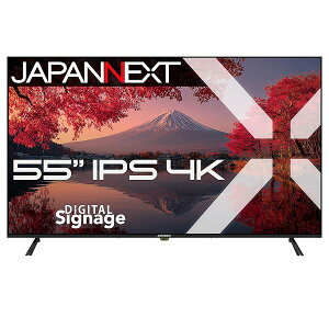 �y2�N���f���z JAPANNEXT 55�C���` IPS�p�l������ 4K(3840x2160)�𑜓x ��^�t�����j�^�[ JN-IPS55UHD-M HD