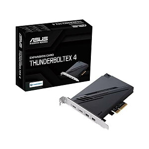 ASUSTek �g���J�[�h ThunderboltEX 4 �f���A��Thunderbolt 4 (USB?C)�|�[�g DisplayPort 1.4 PCIe 3.0x4�C���^�[