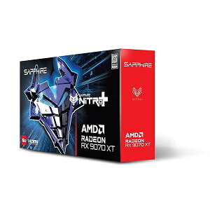 SAPPHIRE NITRO+ Radeon RX 9070 XT GAMING OC 16GB �O���t�B�b�N�X�{�[�h 11348-01-20G VD8983