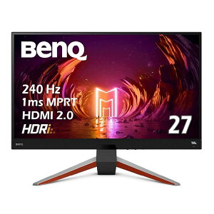 �x���L���[�W���p�� BenQ MOBIUZ EX270M �Q�[�~���O���j�^�[(27�C���`/�t��HD/IPS/240Hz/1ms/HDRi/2.1ch�X