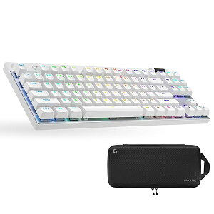 Logicool G(���W�N�[�� G) PRO X TKL LIGHTSPEED ���C�����X �Q�[�~���O�L�[�{�[�h �e���L�[���X ���J