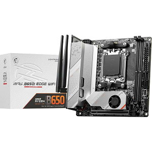 MSI MPG B650I EDGE WIFI�y�V���o�[�z���C�g�̃f�U�C���ƖL�x�ȃQ�[�~���O�@�\�z�}�U�[�{�[�h Mini-