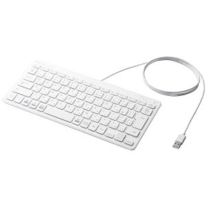 �G���R�� �L�[�{�[�h �L�� �p���^�O���t �~�j�L�[�{�[�h �z���C�g TK-FCP096WH