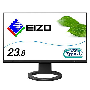 EIZO �r�W�l�X�X�^���_�[�h���j�^�[ | FlexScan EV2480-ZBK | 23.8�^�t��HD�EUSB Type-C�E�u���b�N
