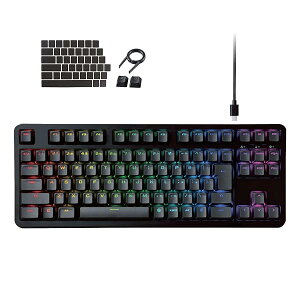 �G���R�� �Q�[�~���O�L�[�{�[�h �L�� V-custom VK310S RGB �e���L�[���X ���J�j�J�� �l�I�N���b�`