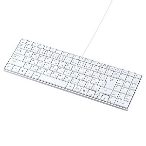 �T�����T�v���C(Sanwa Supply) USB�X�����L�[�{�[�h �p���^�O���t �e���L�[�L�� �z���C�g SKB-SL17WN