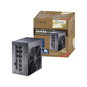 ���l�u�� �d�����j�b�g 650W ATX �d�� 80 PLUS �S�[���h PC�d�� �t���v���O�C�� �t���b�g�P�[�u��