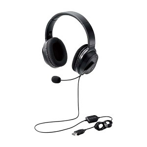 �G���R�� �w�b�h�Z�b�g �}�C�N�t�� USB �I�[�o�[�w�b�h �L�� ���� 40mm�h���C�o �u���b�N HS-HP30
