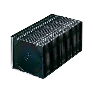 �T�����T�v���C(Sanwa Supply) Blu-ray�EDVD�ECD�P�[�X(�X�����^�C�v�E50���Z�b�g�E�u���b�N) FCD-PU50M