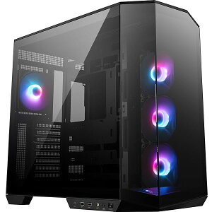 MSI MAG PANO 100R PZ PC�P�[�X ATX �~�h���^���[ �� �s���[���X���f�� ARGB�t�@��4��t�� �����K���X
